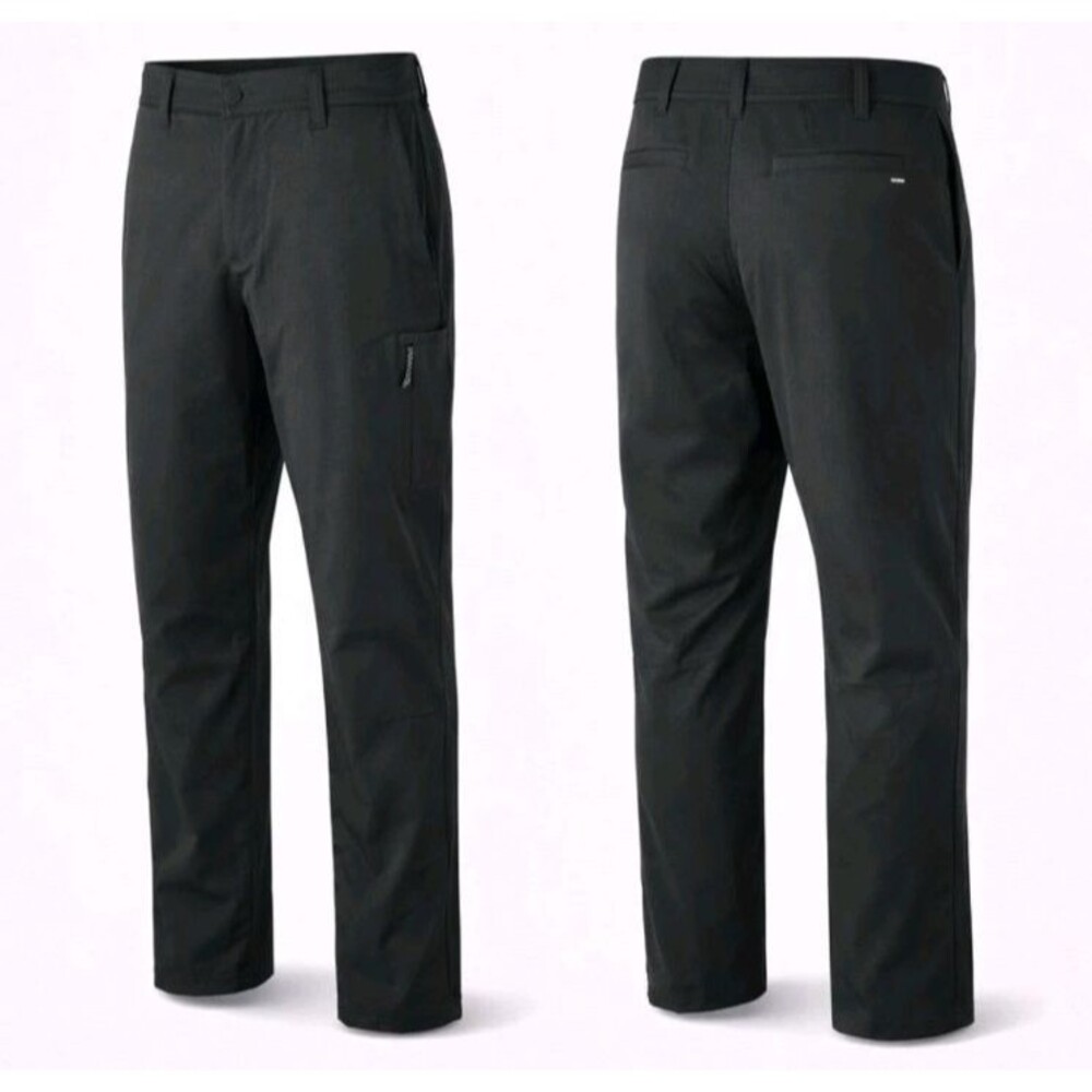 Hurley 32x29 | Men's Solid Black‎ Jet Set Tech Pants Straight Leg